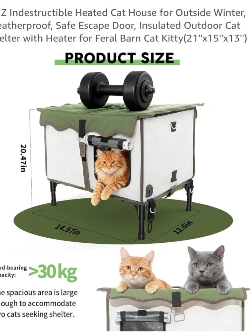 Heated Cat House BNIB